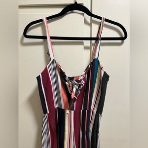 Flynn Skye multi color jumpsuit size medium